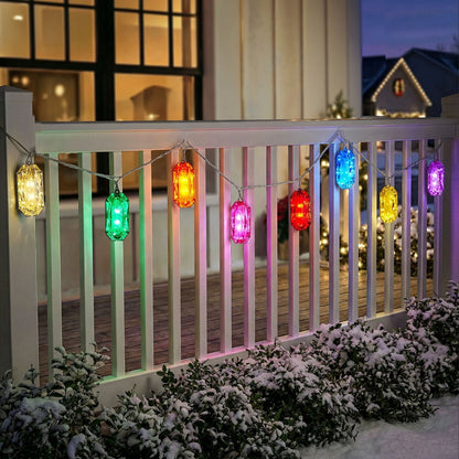 Member's Mark Faceted Jewel LED Lights, Set of 8