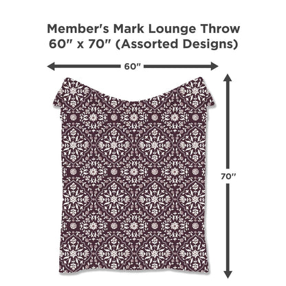 Member's Mark Fall Lounge Throw, 60"x70"