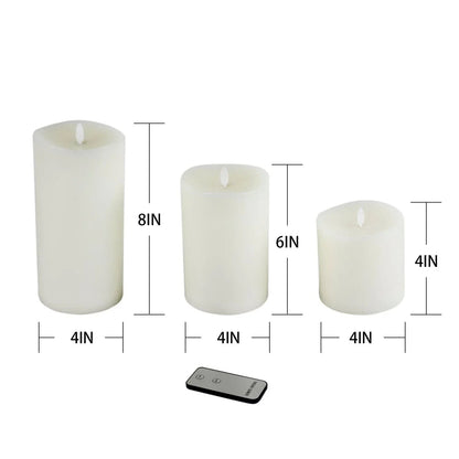 Member's Mark Flameless Moving LED Wax Candles, Set of 3