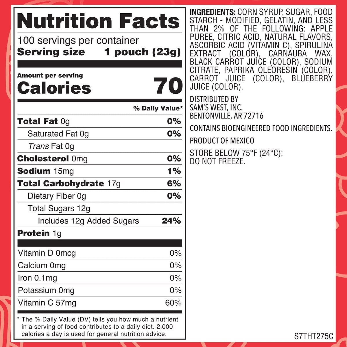 Member's Mark Fruity Snacks, 0.8 oz., 100 pk.