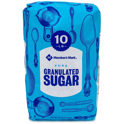 Member's Mark Granulated Sugar, 10 lbs. (PACK OF 3 )