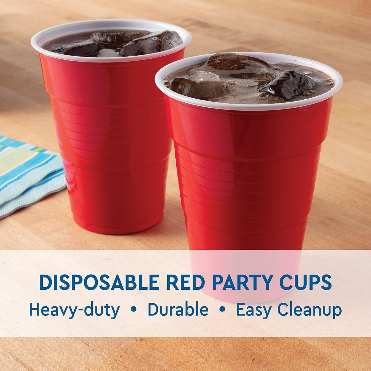 Member's Mark Heavy-Duty, Red Cups, 18 oz., 188 ct.