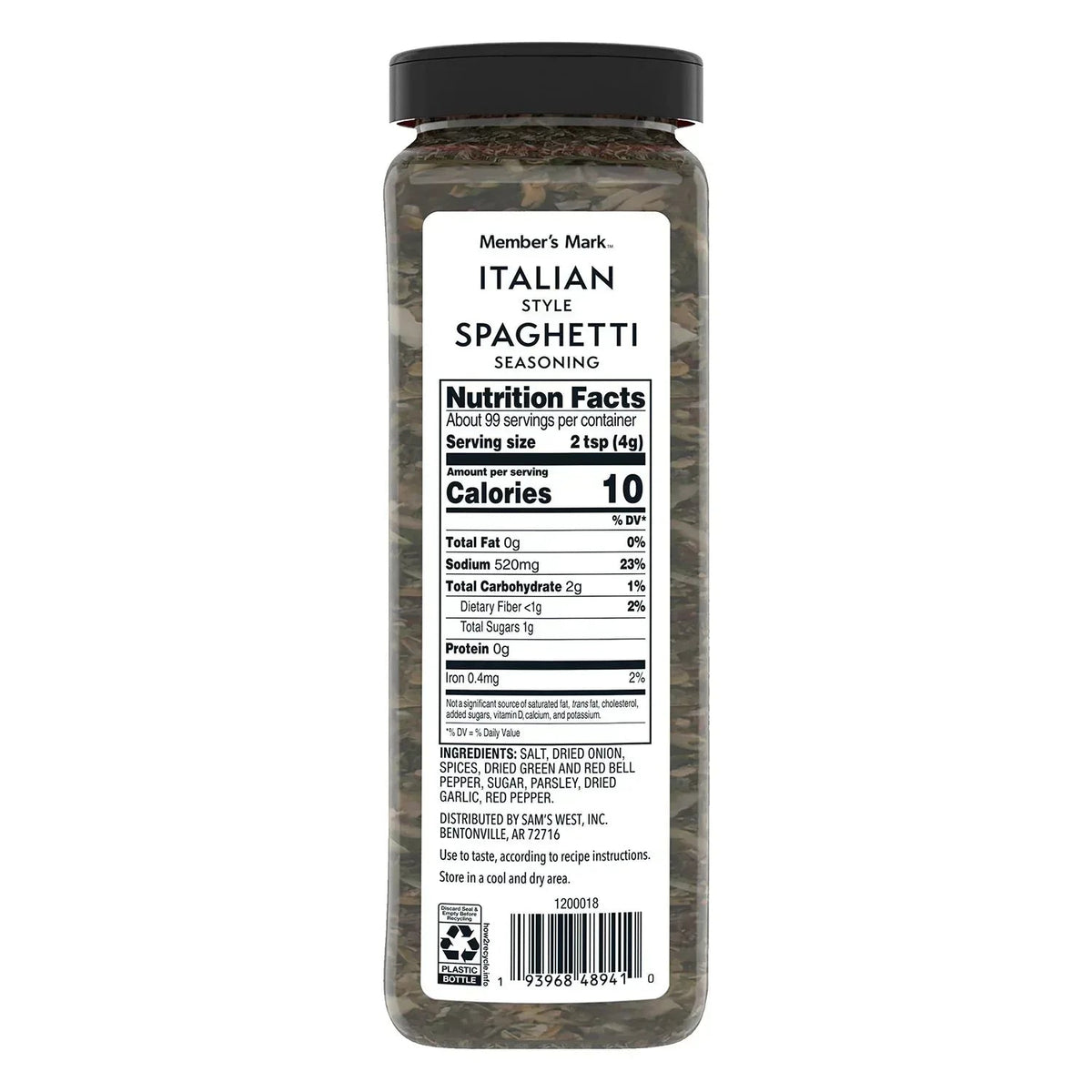 Member’s Mark Italian Spaghetti Seasoning, 14 oz.