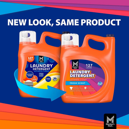 Member's Mark Liquid Laundry Detergent, Fresh Scent, 127 loads, 196 fl. oz.