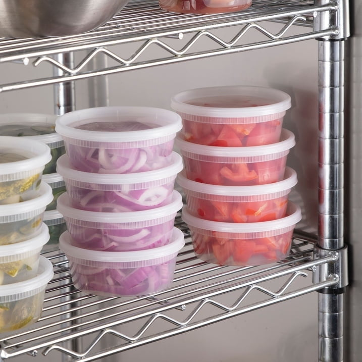 Member's Mark Plastic Deli Containers with Lids 8 oz., 240 ct.