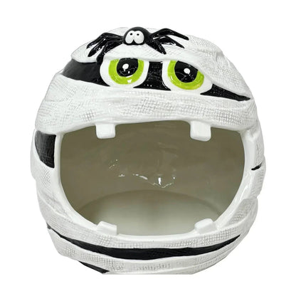 Member's Mark Pre-Lit Ceramic Mummy Halloween Candy Bowl