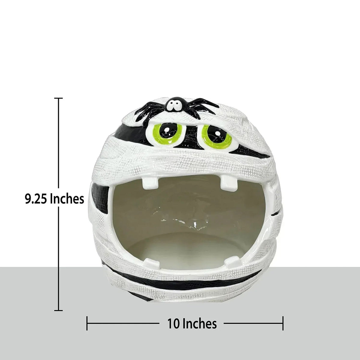 Member's Mark Pre-Lit Ceramic Mummy Halloween Candy Bowl