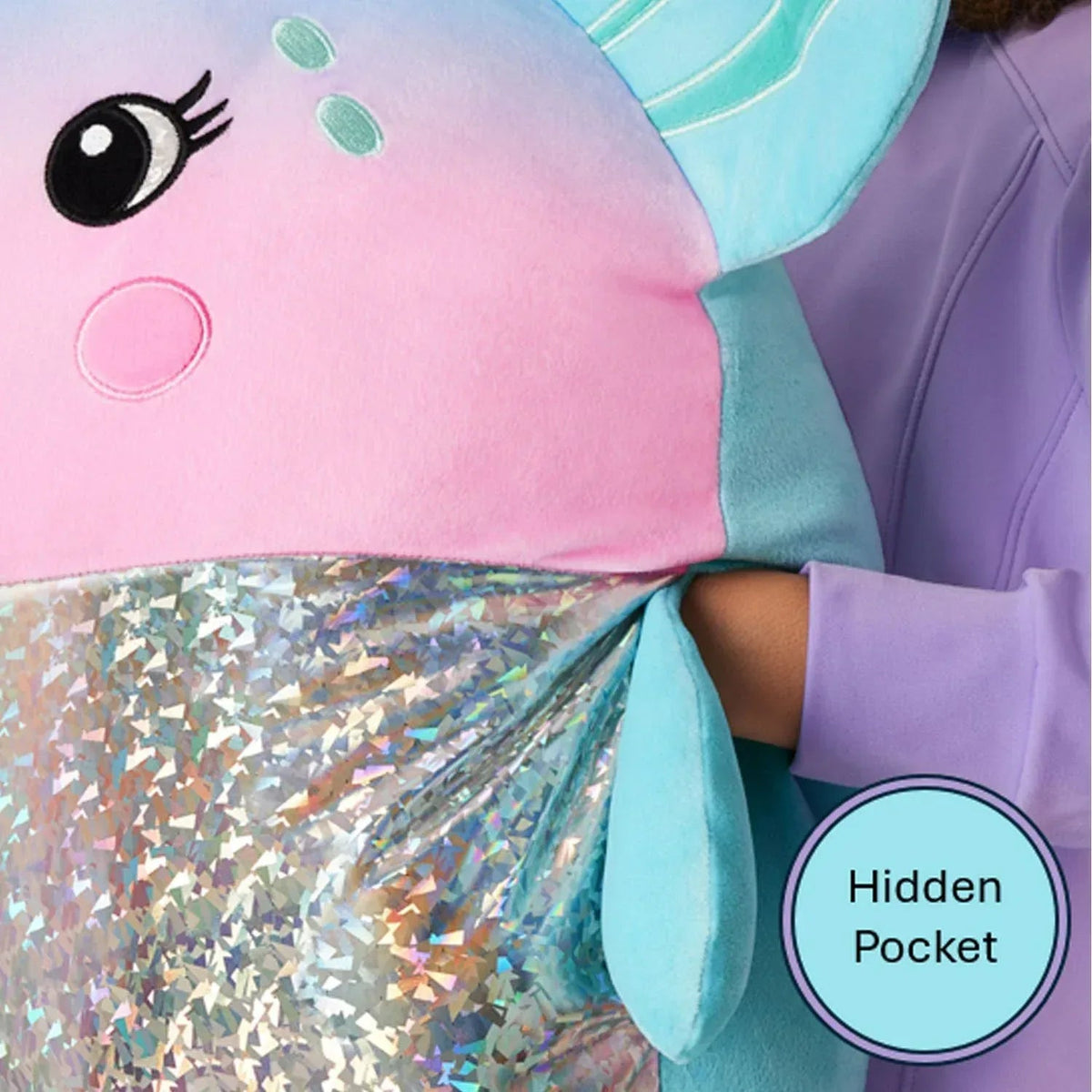 Member's Mark Secret Pocket Squishy Plush, 20"
