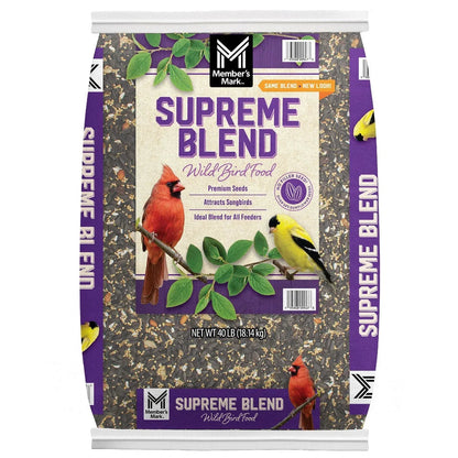 Member'S Mark Supreme Blend Wild Bird Food (40 Lbs.)