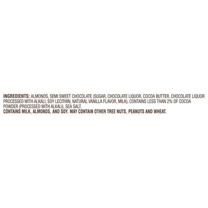Member's Mark Thinly Coated Dark Chocolate Almonds, 1.2 oz. 18 pk.