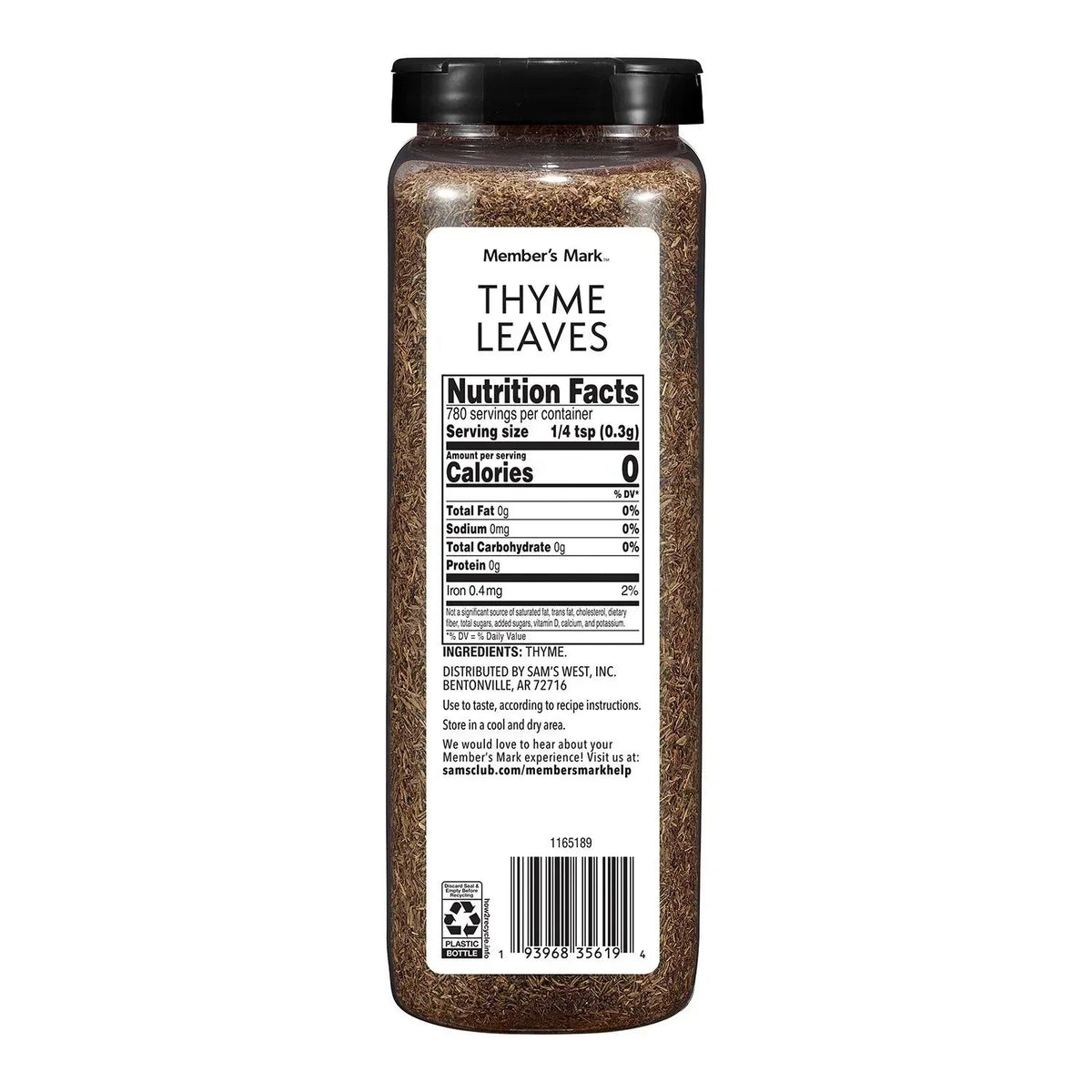 Member's Mark Thyme Leaves, 8.25 oz.
