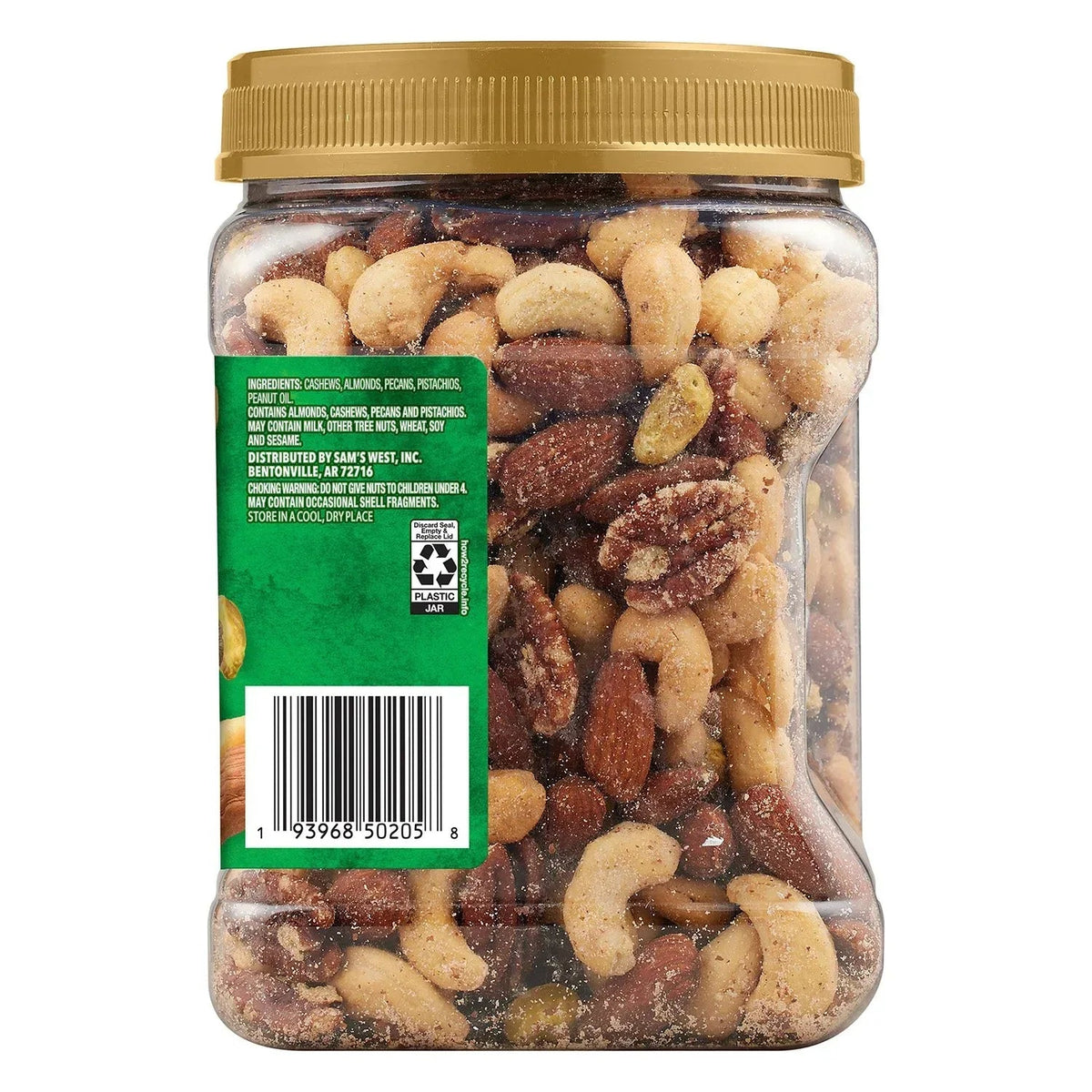 Member's Mark Unsalted Deluxe Mixed Nuts, 34 oz.
