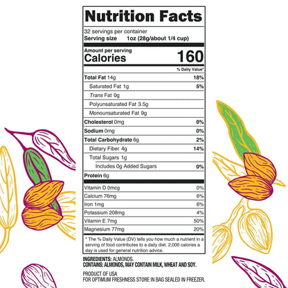 Member's Mark Whole Natural Almonds, 48 oz.