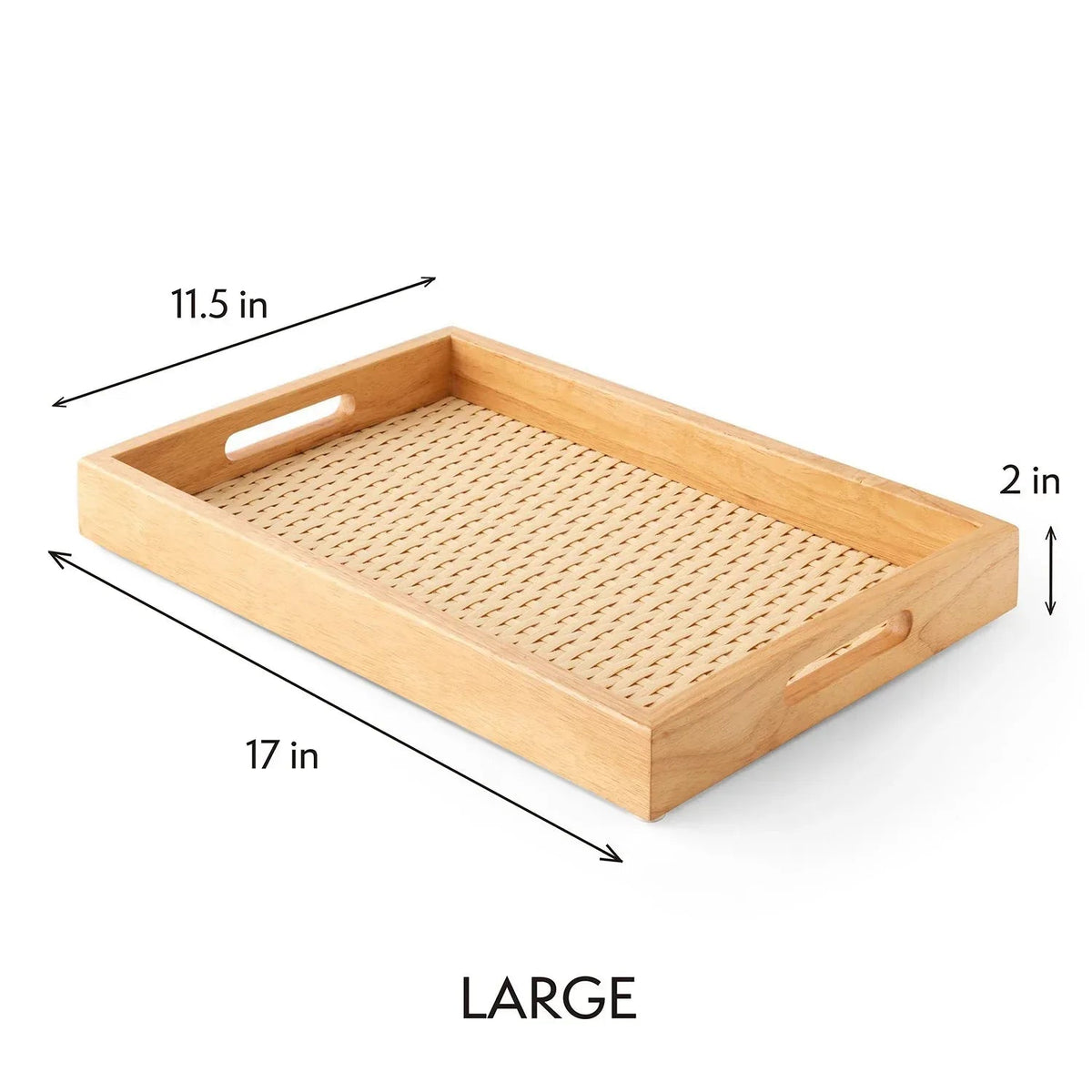 Member's Mark Woven Rectangular Serving Trays, Set of 2