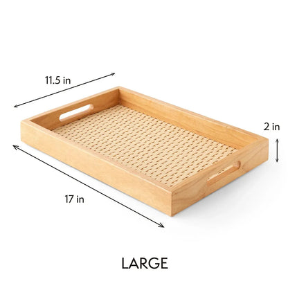Member's Mark Woven Rectangular Serving Trays, Set of 2