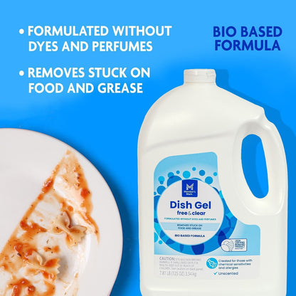 Members Mark Free & Clear Dishwasher Detergent Gel, 125 fl. oz