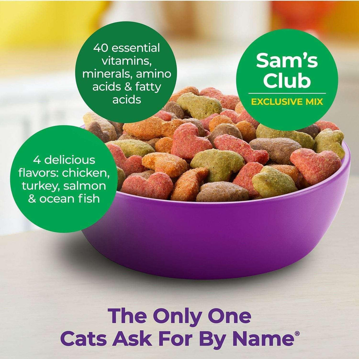 Meow Mix, Original Choice Flavor Adult Dry Cat Food, Heart Healthy & Oral Care Formula, 32 lbs.