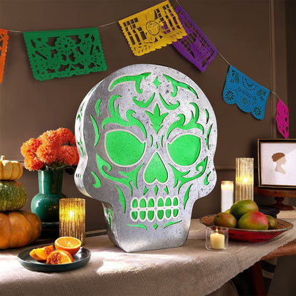 Member's Mark 24" Pre-Lit Color Changing Skull