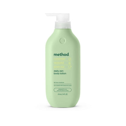 Method Body Lotion, Daily Zen, Cucumber, Seaweed + Green Tea notes, 24 Hours of Moisture, 14 oz