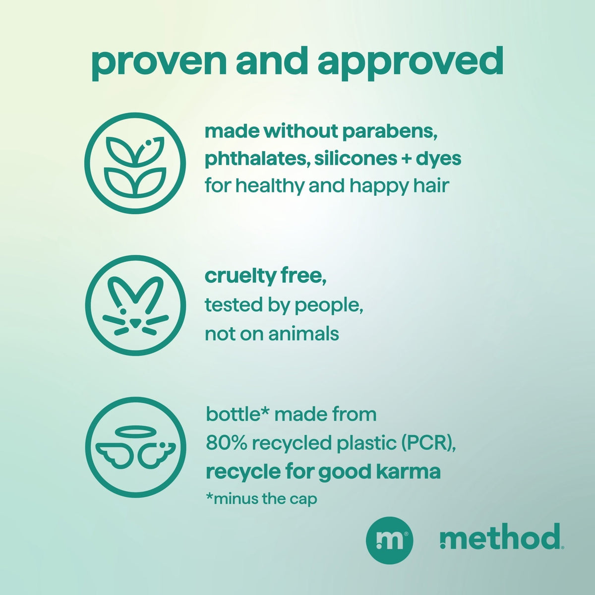 Method Men 2-in-1 Shampoo and Conditioner, Marine + Mist - Cleans and Conditions with Argan and Jojoba Oil - Made without Parabens - 14 oz