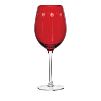 Mikasa Cheers Ruby Wine Glasses, Set of 6
