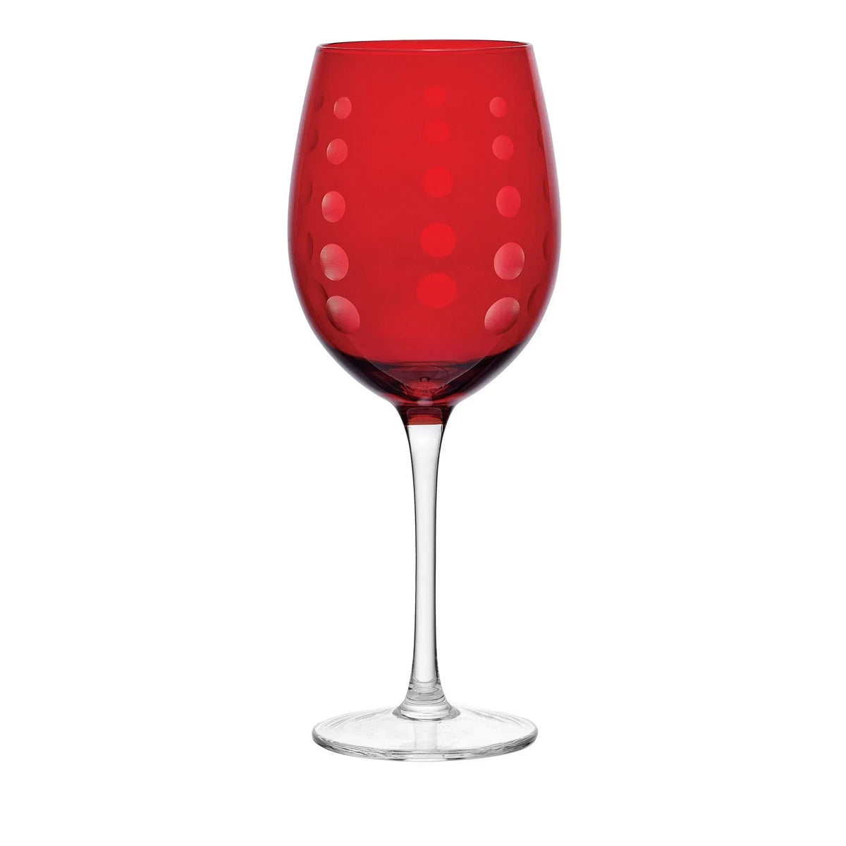 Mikasa Cheers Ruby Wine Glasses, Set of 6