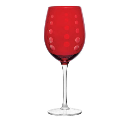 Mikasa Cheers Ruby Wine Glasses, Set of 6