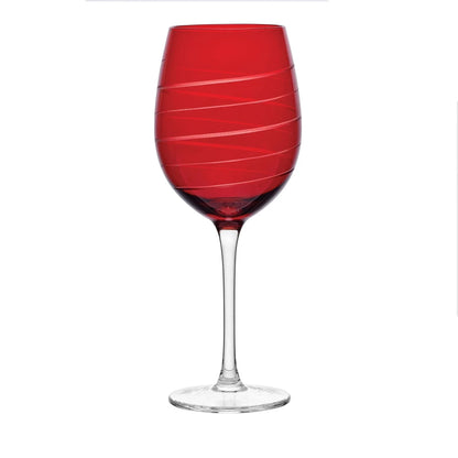 Mikasa Cheers Ruby Wine Glasses, Set of 6