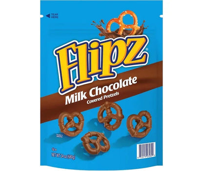 Flipz Milk Chocolate Covered Pretzels, 24 oz