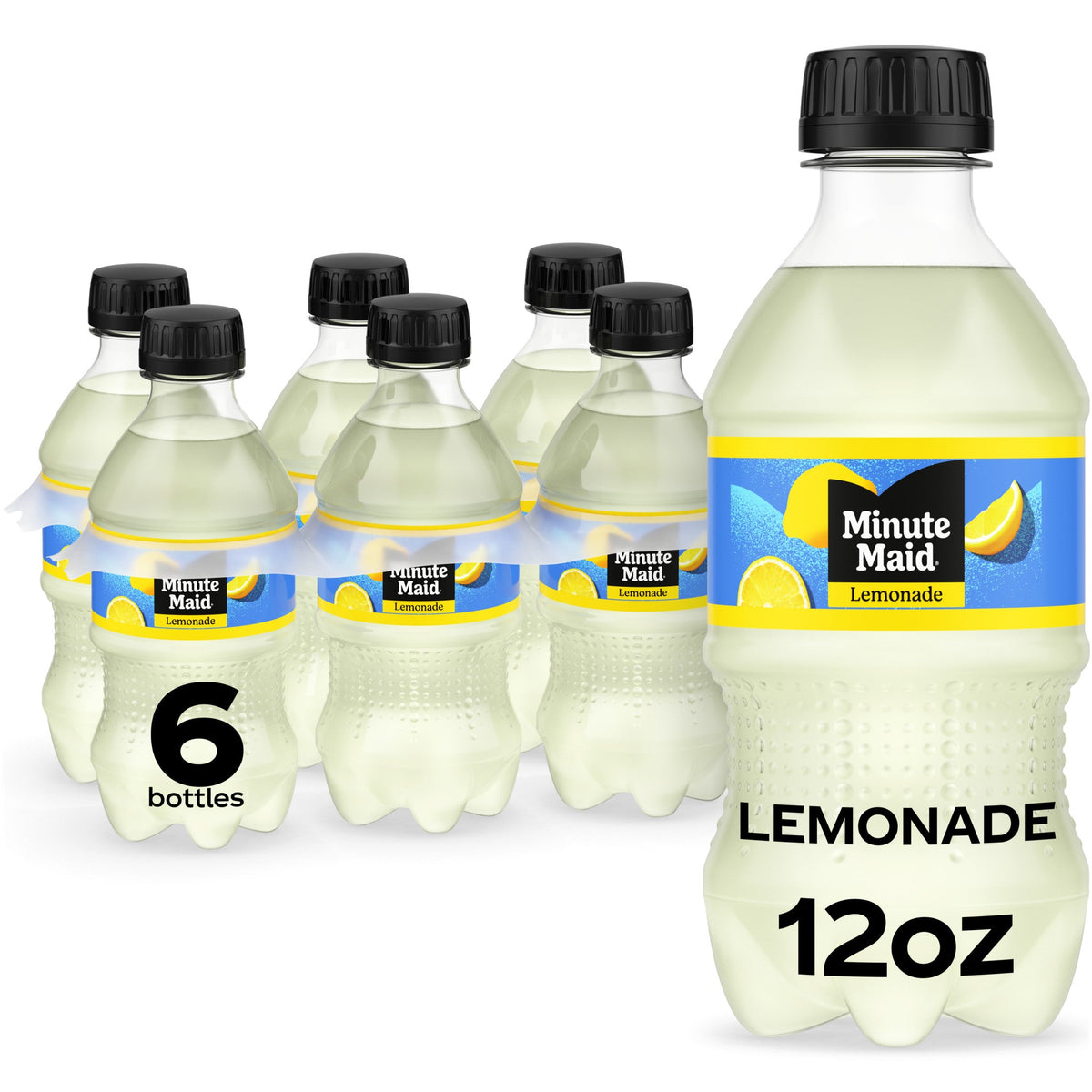 Minute Maid Lemonade Bottles, 12 fl oz, 6 Pack