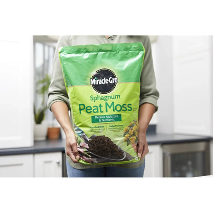 Miracle-Gro Sphagnum Peat Moss, 8 qt., For Containers and In-Ground