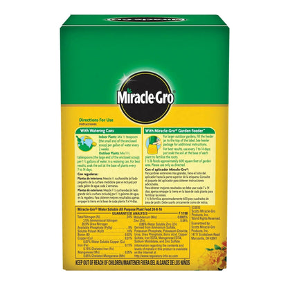 Miracle-Gro Water Soluble All Purpose Plant Food, For All Plant Types