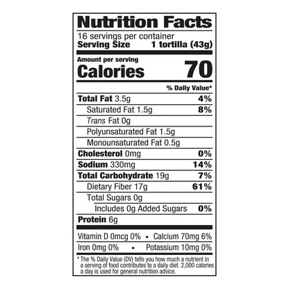 Mission Carb Balancen 8" Soft Taco Flour Tortillas, 16 ct.