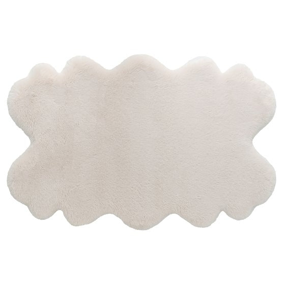 Mon Chateau Faux Fur Mini Quad Rug, 24” x 39”