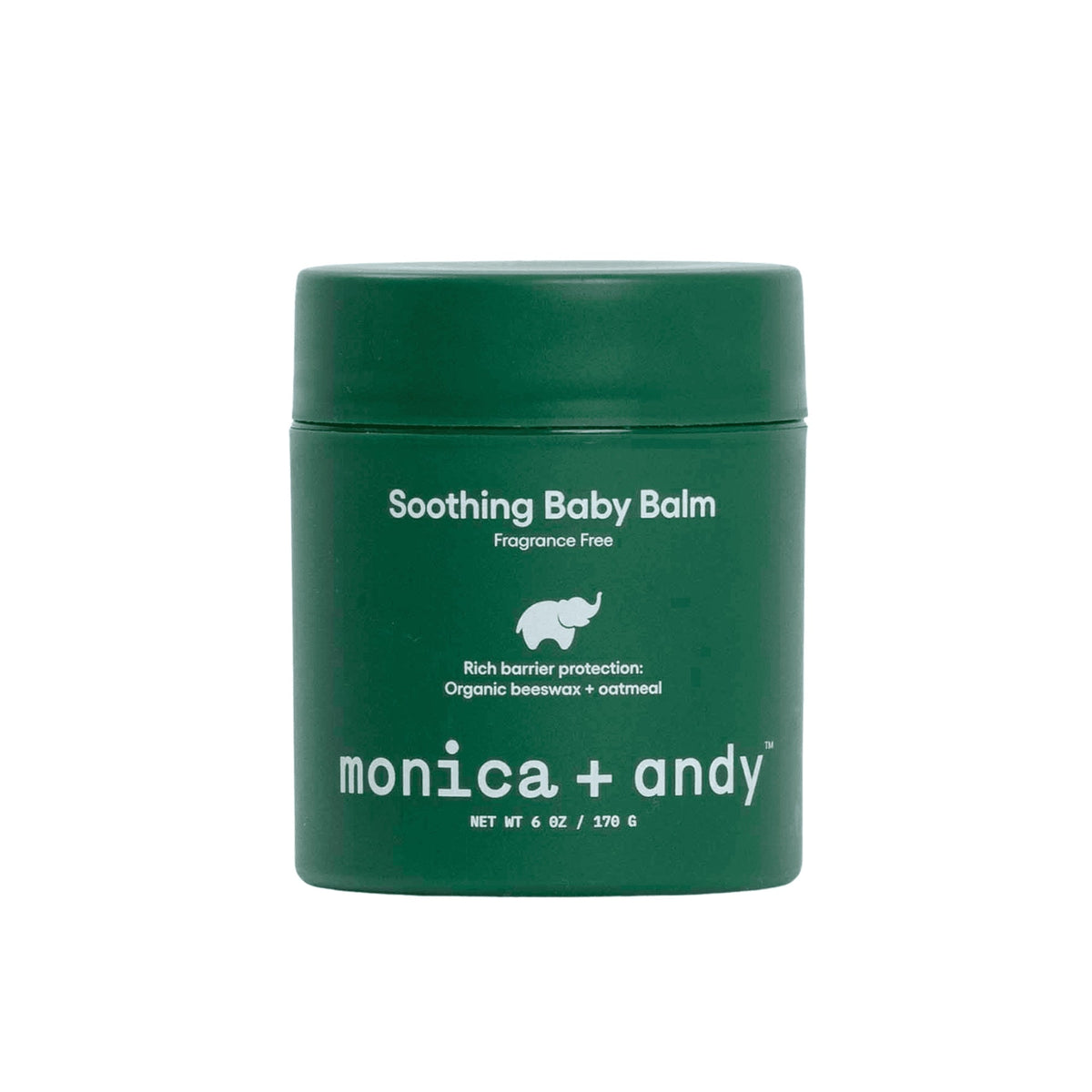Monica + Andy Soothing Baby Balm for Dry & Sensitive Skin, Fragrance Free, 6 oz