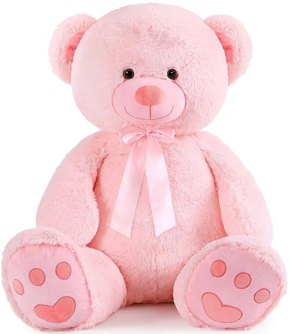 MorisMos 4ft Giant Brown Teddy Bear Stuffed Animal, Big Teddy Bear Plush
