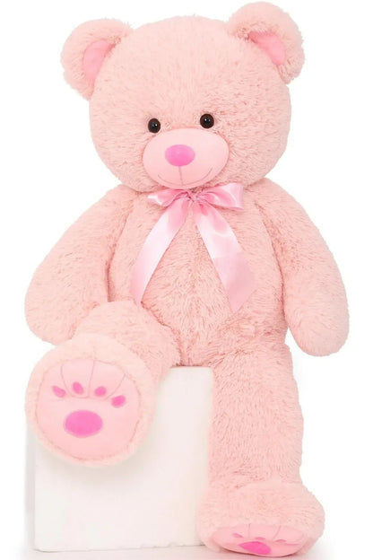 MorisMos 4ft Giant Brown Teddy Bear Stuffed Animal, Big Teddy Bear Plush