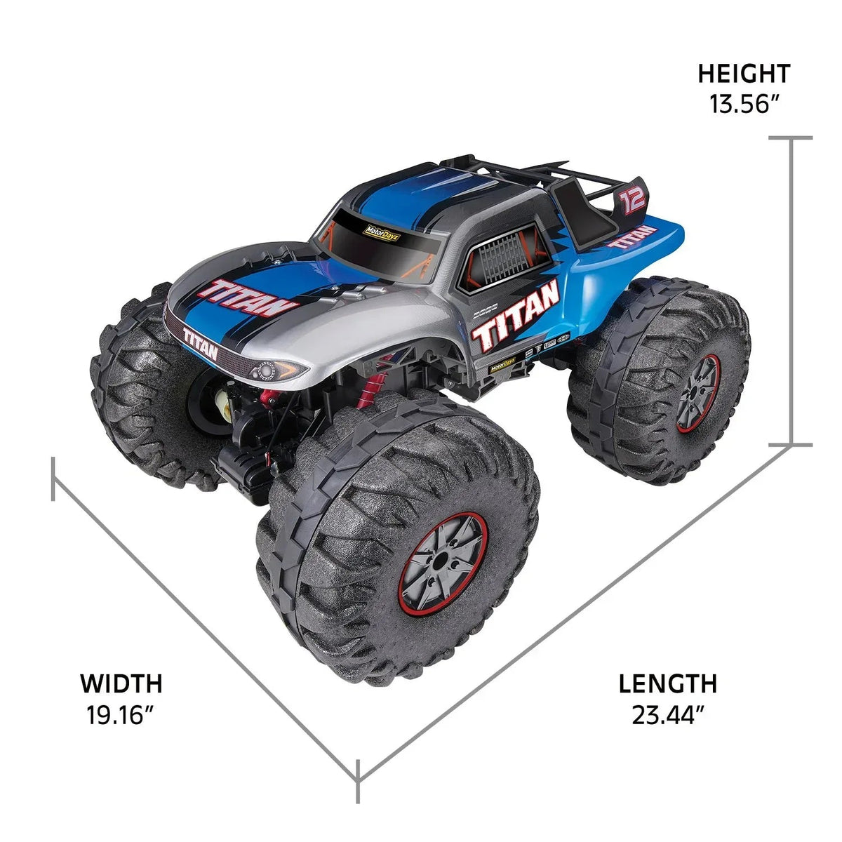 Motor Dayz 1:6 Scale 2WD Titan EPP Radio Control Car