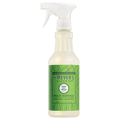 Mrs. Meyers Multi-Surface Cleaner Limited Edition Summer Scents, Dandelion, Fresh Cut Grass, Blueberry, 16 fl oz, 3pk