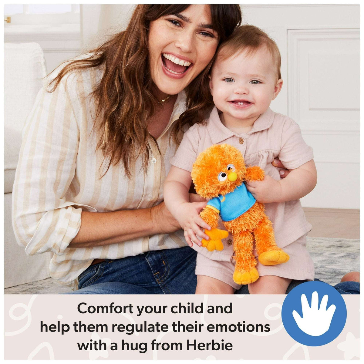 Ms. Rachel Official Herbie 11-Inch Cuddle & Comfort Plush Friend for Ages 6 Months to 3+
