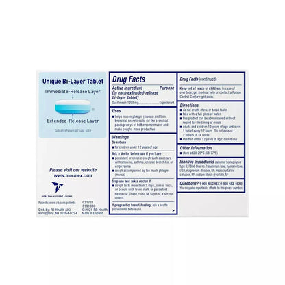 Mucinex SE Max Extended-Release Tablets, 56 Count