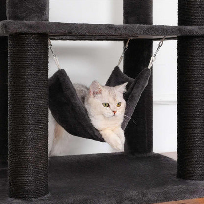 Multi-Functional Cat Tower, 73.6 in., Dark Grey