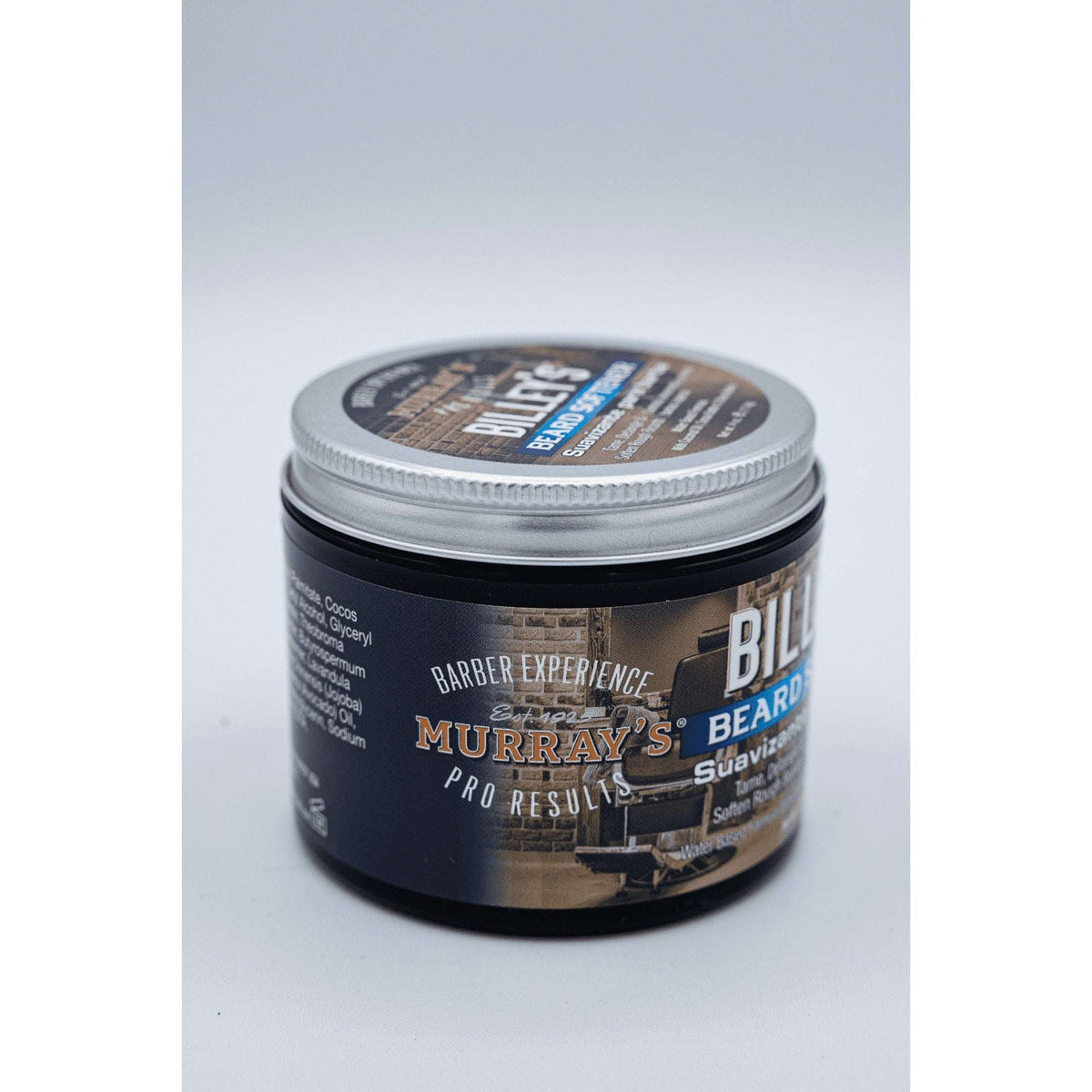 Murrays Billy's Beard Softener, 4 oz., Detangling, Facial Hair, for Men, Cream