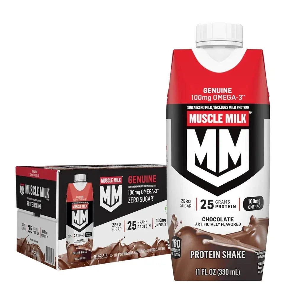 Muscle Milk Genuine Protein Shake Chocolate, 11 fl oz 15 pack