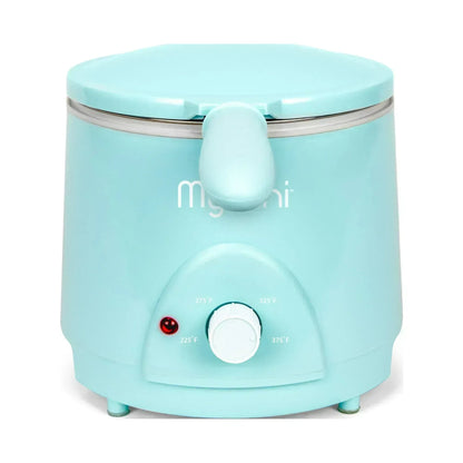 MyMini 1.5 qt Electric Deep Fryer, 700 watts, Aqua Pack of 3
