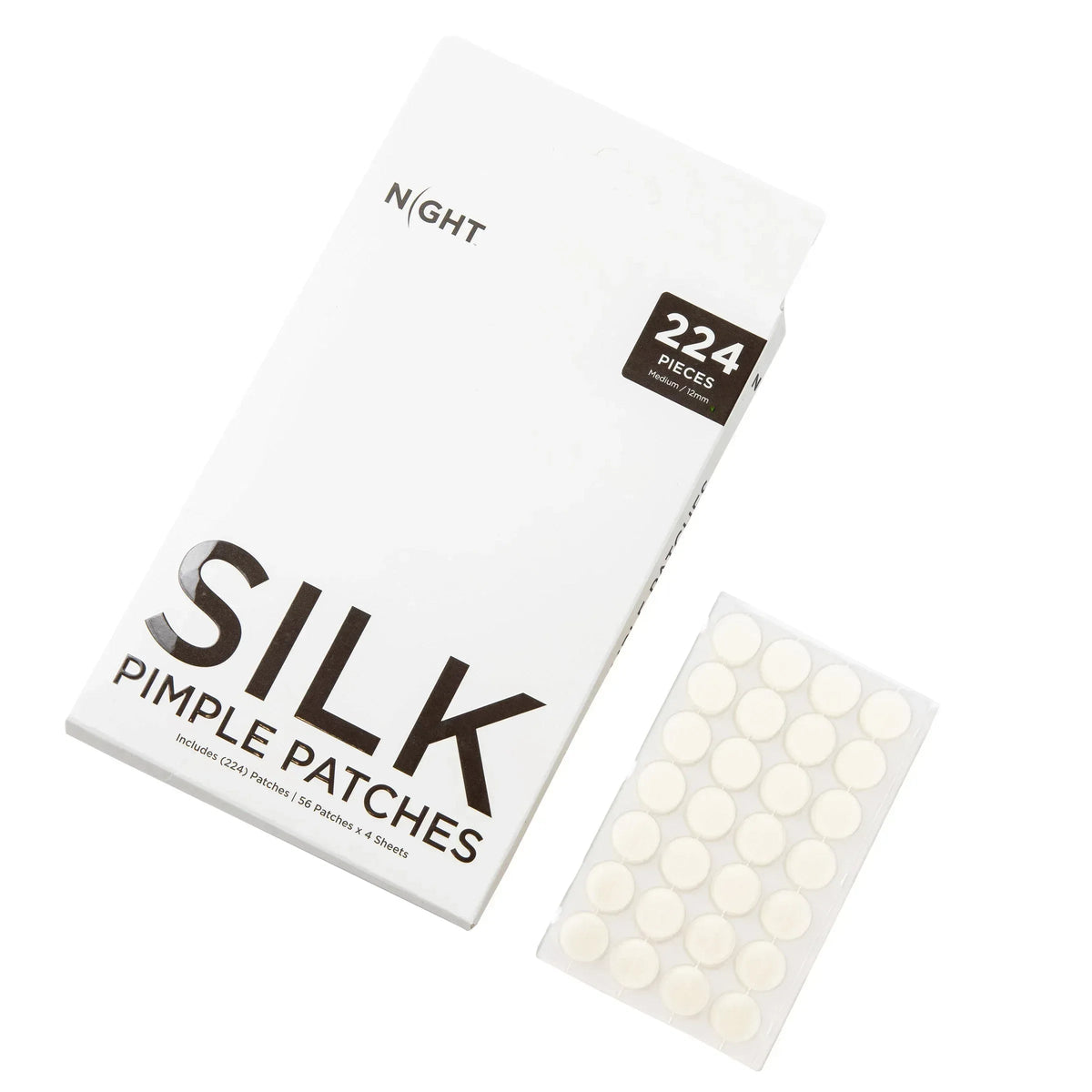 NIGHT Silk Pimple Patches, 224-count