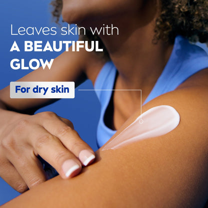 NIVEA Cocoa Butter Body Lotion for Dry Skin with Hyaluronic Acid, 72Hr Moisturizer, 20 fl oz