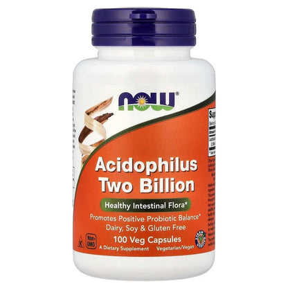 NOW Foods, Acidophilus, 2 Billion CFU, Veg Capsules