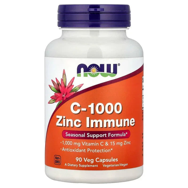 NOW Foods, C-1000, Zinc Immune