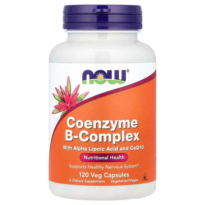 NOW Foods, Coenzyme B-Complex With Alpha Lipoic Acid and CoQ10, 120 Veg Capsules